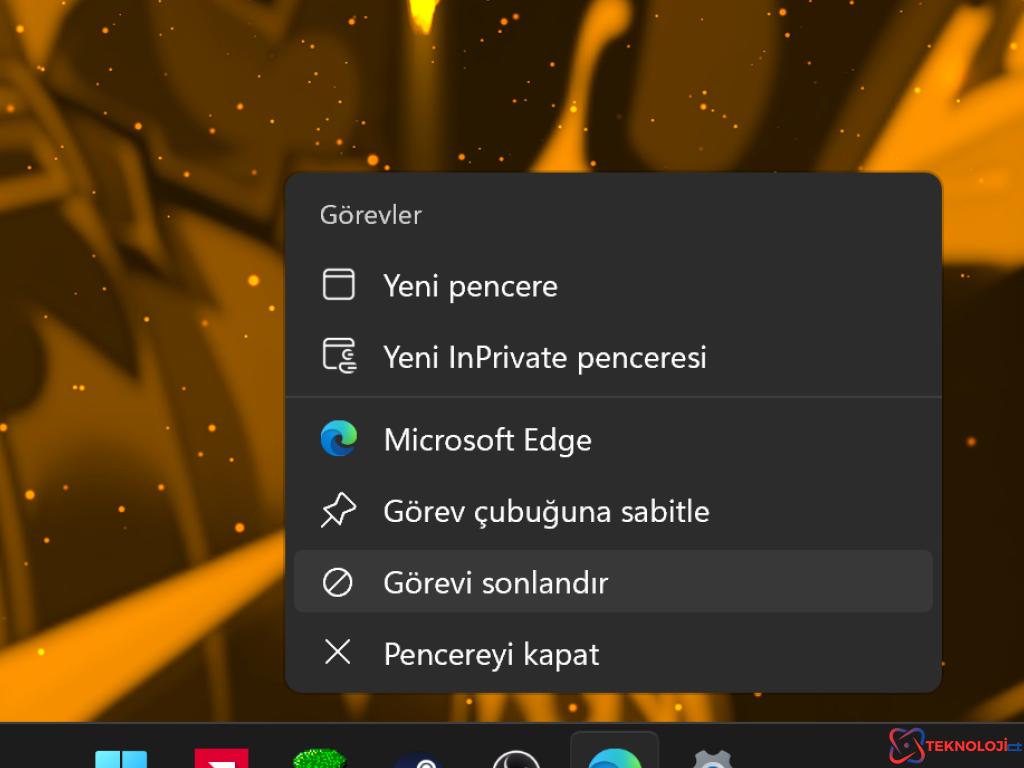 Windows 11'de Yer Alan Yenilik: Görevi Sonlandır Özelliği