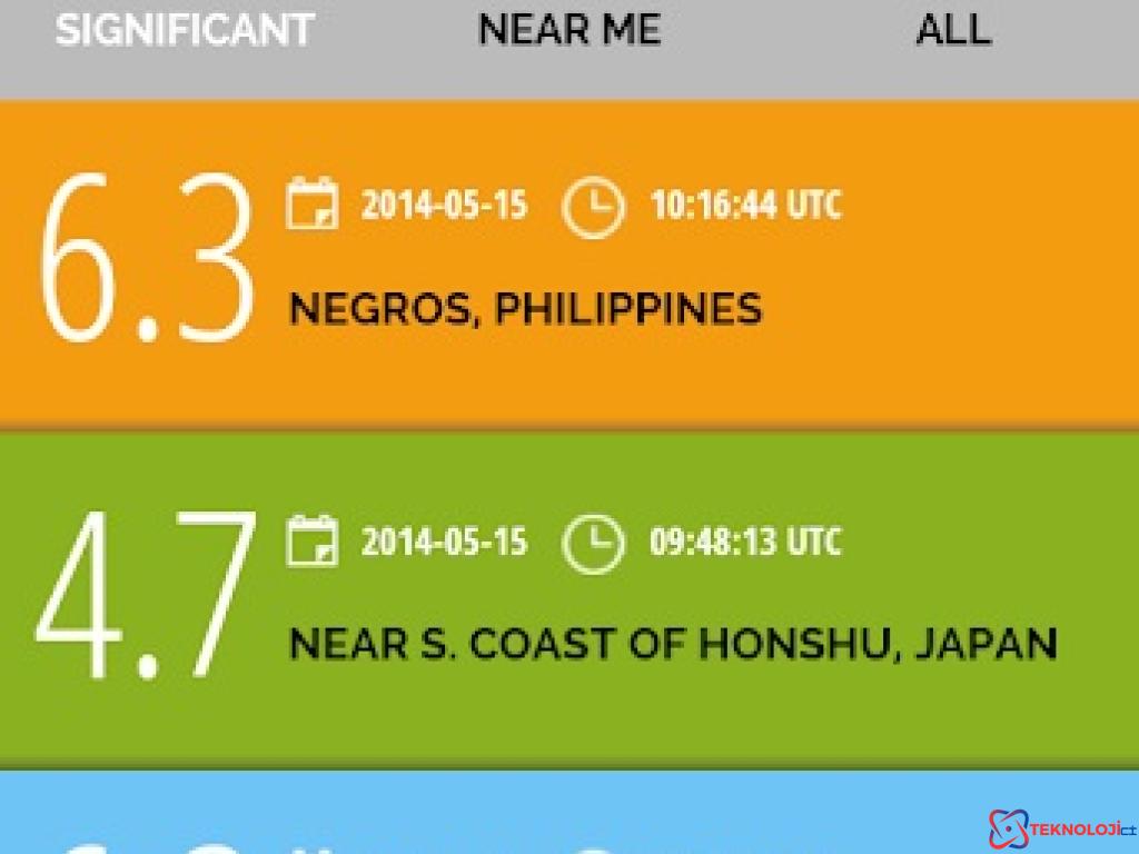 Deprem ve Anlık Takip Uygulamaları