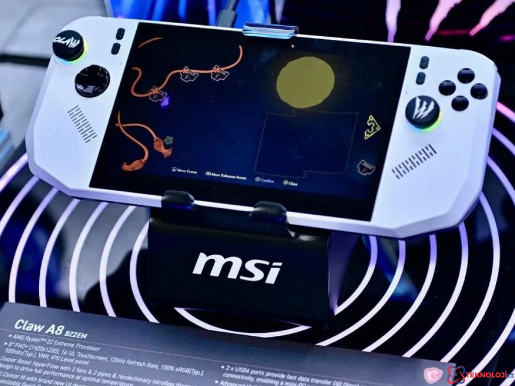 MSI Claw A8 Ryzen Edition: Taşınabilir Oyun Dünyasına Yeni Bir Soluk