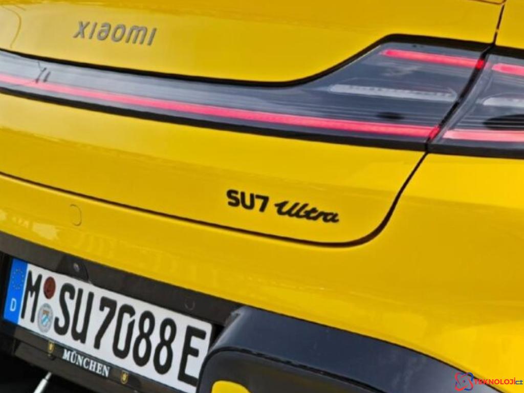 Xiaomi'nin Elektrikli Otomobil Serüveni: SU7 Ultra Avrupa'da Tescillendi