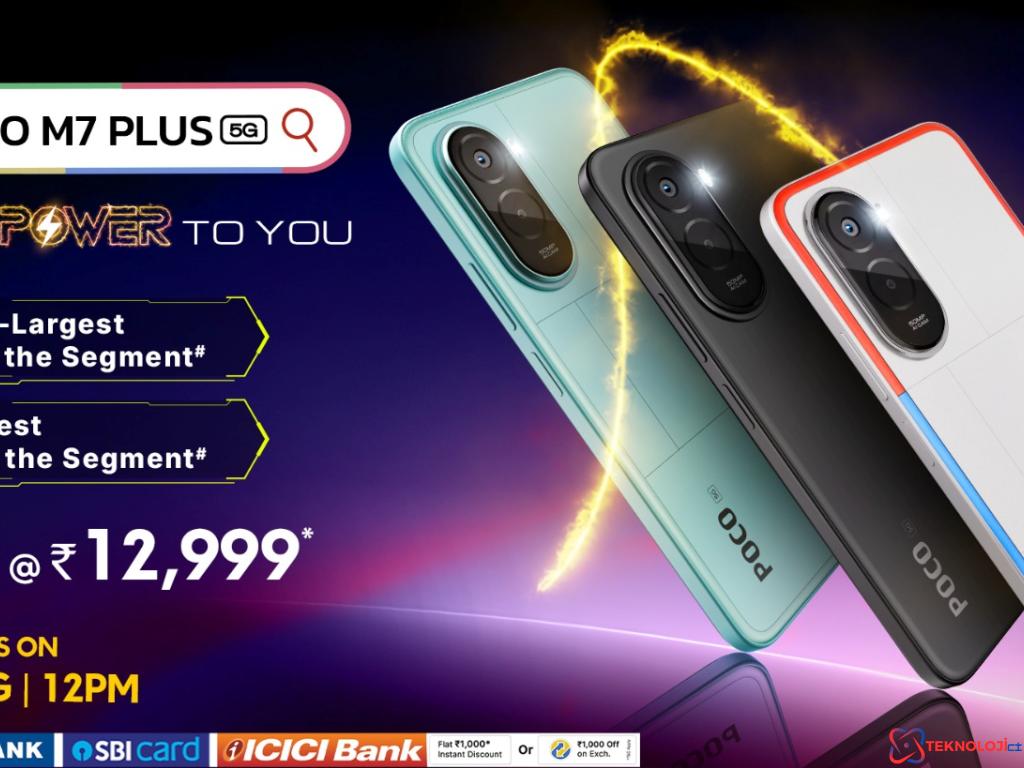 POCO M7 Plus 5G: Cağdaş Tasarım ve Güçlü Performansla Tanışın!