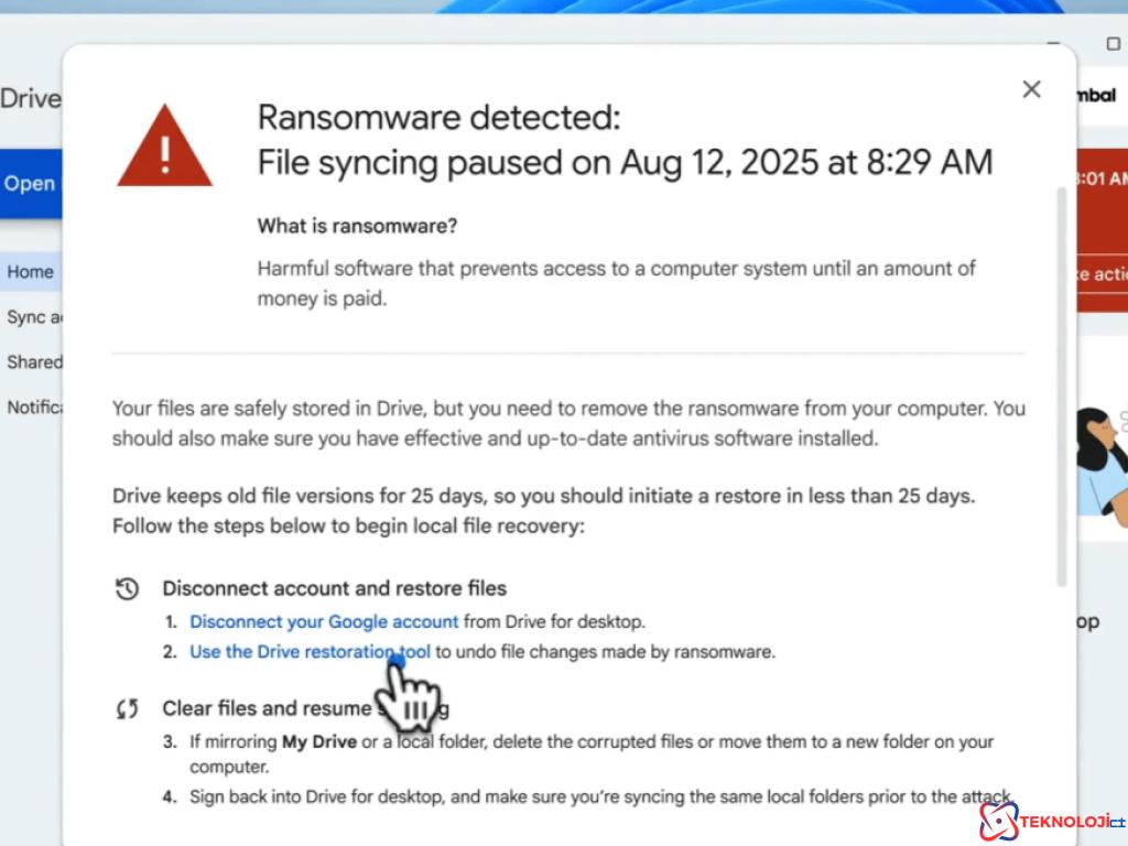 Google'ın Yeni Yapay Zeka Tabanlı Fidye Yazılımı Koruma Özelliği