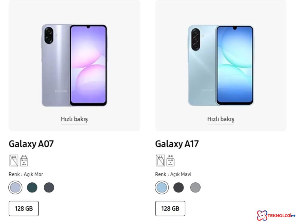 Samsung'un Yeni Akıllı Telefonları Galaxy A17 ve A07: Uygun Fiyatlı Şampiyonlar